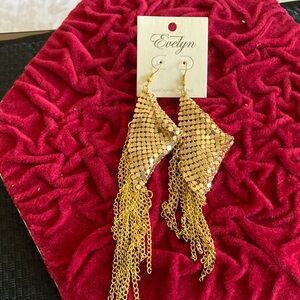 Evelyn Gold Dangle Earrings